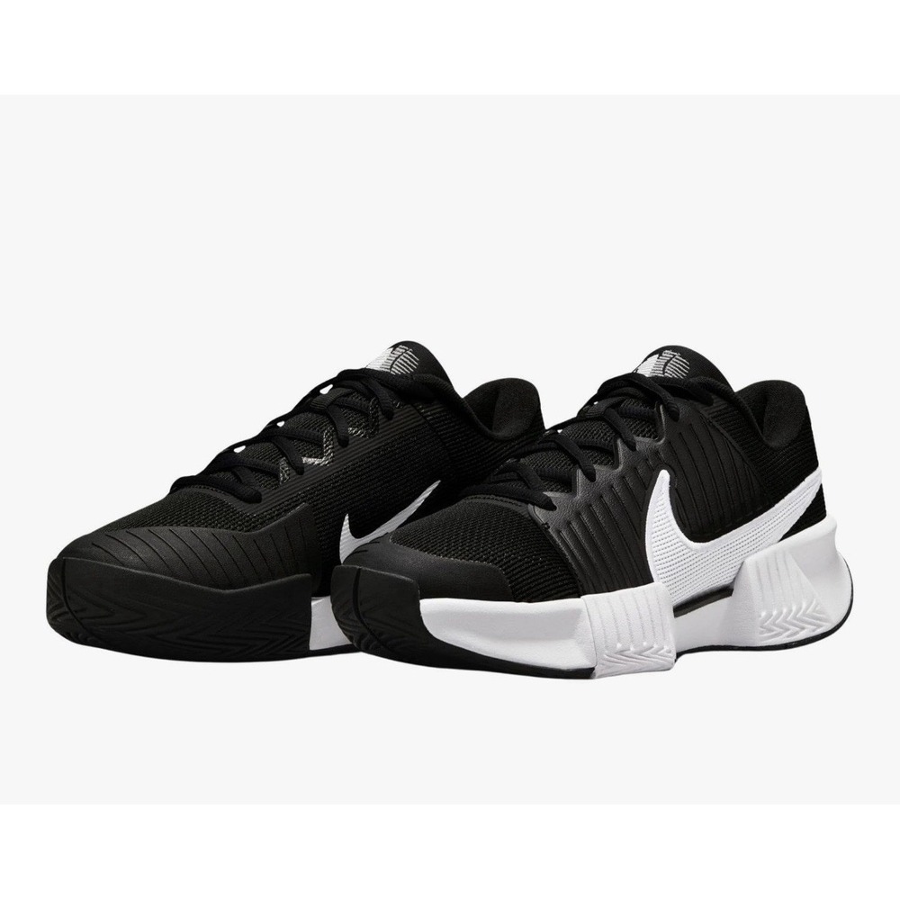12W / 10.5M | Nike GP Challenge Pro HC Tennis Shoes FB3146-001 Black/White